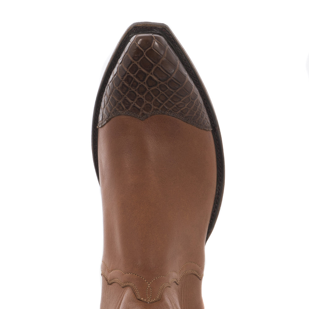 Ladies British Tan Nile Wingtip, Short Boot
