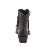 Ladies Short Full Cigar Lizard Boot