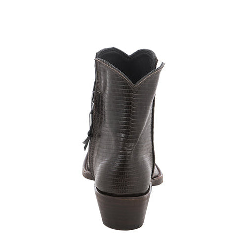 Ladies Short Full Cigar Lizard Boot