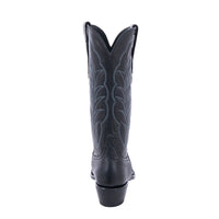 Ladies Blue Winn Stitch and Black Aniline Cowboy Boot