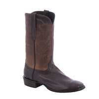 Men's 13-2 Nicotine Smooth Ostrich Canella Goat Winn Cowboy Boot