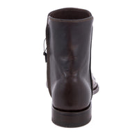 Men's Short Kango Full Quill Ostrich Brown Roper Boot
