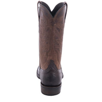 Men's 13-2 Nicotine Smooth Ostrich Canella Goat Winn Cowboy Boot