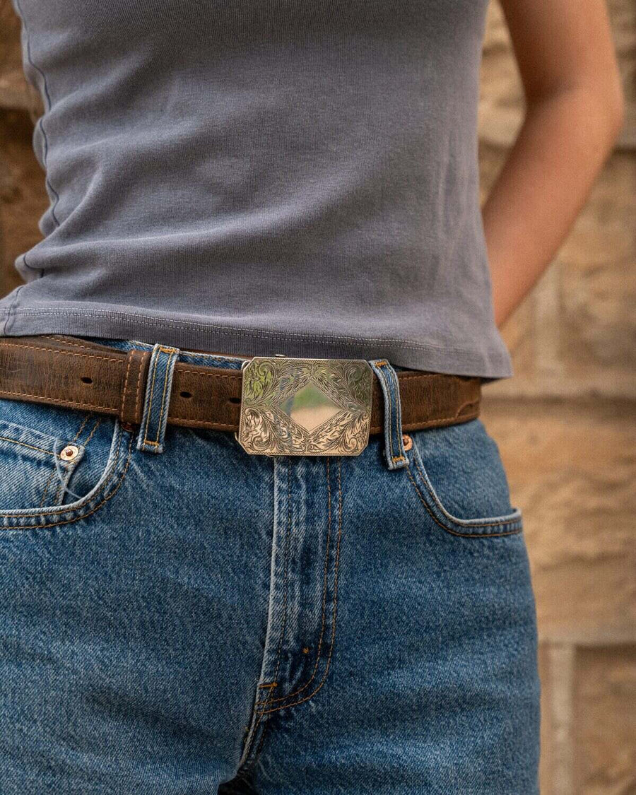 Hand-engraved Mesa buckle
